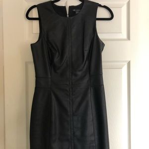 Leather dress
